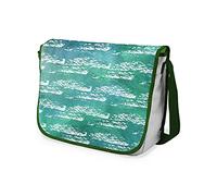 Le Jardin du Lin Digital Bedruckte Messenger Schultaschen mit Khaki Riemen für Mädchen und Jungen, Zurück zur Schule, Kuriertaschen für Schüler, Umhängetaschen, Größe: 29x36 Cm