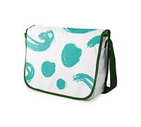 Le Jardin du Lin Digital Bedruckte Messenger Schultaschen mit Khaki Riemen für Mädchen und Jungen, Zurück zur Schule, Kuriertaschen für Schüler, Umhängetaschen, Größe: 29x36 Cm