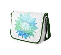 Le Jardin du Lin Digital Bedruckte Messenger Schultaschen mit Khaki Riemen für Mädchen und Jungen, Zurück zur Schule, Kuriertaschen für Schüler, Umhängetaschen, Größe: 29x36 Cm