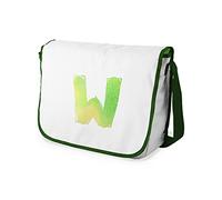 Le Jardin du Lin Digital Bedruckte Messenger Schultaschen mit Khaki Riemen für Mädchen und Jungen, Zurück zur Schule, Kuriertaschen für Schüler, Umhängetaschen, Größe: 29x36 Cm