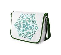 Le Jardin du Lin Digital Bedruckte Messenger Schultaschen mit Khaki Riemen für Mädchen und Jungen, Zurück zur Schule, Kuriertaschen für Schüler, Umhängetaschen, Größe: 29x36 Cm