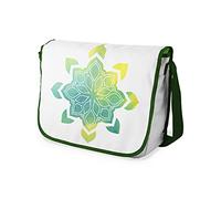 Le Jardin du Lin Digital Bedruckte Messenger Schultaschen mit Khaki Riemen für Mädchen und Jungen, Zurück zur Schule, Kuriertaschen für Schüler, Umhängetaschen, Größe: 29x36 Cm