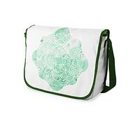 Le Jardin du Lin Digital Bedruckte Messenger Schultaschen mit Khaki Riemen für Mädchen und Jungen, Zurück zur Schule, Kuriertaschen für Schüler, Umhängetaschen, Größe: 29x36 Cm