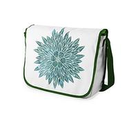 Le Jardin du Lin Digital Bedruckte Messenger Schultaschen mit Khaki Riemen für Mädchen und Jungen, Zurück zur Schule, Kuriertaschen für Schüler, Umhängetaschen, Größe: 29x36 Cm