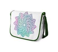 Le Jardin du Lin Digital Bedruckte Messenger Schultaschen mit Khaki Riemen für Mädchen und Jungen, Zurück zur Schule, Kuriertaschen für Schüler, Umhängetaschen, Größe: 29x36 Cm