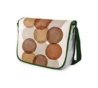 Le Jardin du Lin Digital Bedruckte Messenger Schultaschen mit Khaki Riemen für Mädchen und Jungen, Zurück zur Schule, Kuriertaschen für Schüler, Umhängetaschen, Größe: 29x36 Cm