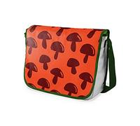 Le Jardin du Lin Digital Bedruckte Messenger Schultaschen mit Khaki Riemen für Mädchen und Jungen, Zurück zur Schule, Kuriertaschen für Schüler, Umhängetaschen, Größe: 29x36 Cm