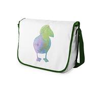 Le Jardin du Lin Digital Bedruckte Messenger Schultaschen mit Khaki Riemen für Mädchen und Jungen, Zurück zur Schule, Kuriertaschen für Schüler, Umhängetaschen, Größe: 29x36 Cm