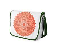 Le Jardin du Lin Digital Bedruckte Messenger Schultaschen mit Khaki Riemen für Mädchen und Jungen, Zurück zur Schule, Kuriertaschen für Schüler, Umhängetaschen, Größe: 29x36 Cm
