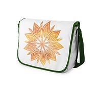 Le Jardin du Lin Digital Bedruckte Messenger Schultaschen mit Khaki Riemen für Mädchen und Jungen, Zurück zur Schule, Kuriertaschen für Schüler, Umhängetaschen, Größe: 29x36 Cm