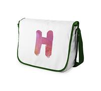 Le Jardin du Lin Digital Bedruckte Messenger Schultaschen mit Khaki Riemen für Mädchen und Jungen, Zurück zur Schule, Kuriertaschen für Schüler, Umhängetaschen, Größe: 29x36 Cm