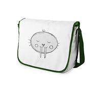 Le Jardin du Lin Digital Bedruckte Messenger Schultaschen mit Khaki Riemen für Mädchen und Jungen, Zurück zur Schule, Kuriertaschen für Schüler, Umhängetaschen, Größe: 29x36 Cm