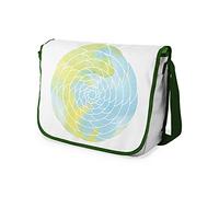 Le Jardin du Lin Digital Bedruckte Messenger Schultaschen mit Khaki Riemen für Mädchen und Jungen, Zurück zur Schule, Kuriertaschen für Schüler, Umhängetaschen, Größe: 29x36 Cm