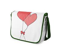 Le Jardin du Lin Digital Bedruckte Messenger Schultaschen mit Khaki Riemen für Mädchen und Jungen, Zurück zur Schule, Kuriertaschen für Schüler, Umhängetaschen, Größe: 29x36 Cm