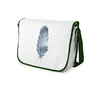 Le Jardin du Lin Digital Bedruckte Messenger Schultaschen mit Khaki Riemen für Mädchen und Jungen, Zurück zur Schule, Kuriertaschen für Schüler, Umhängetaschen, Größe: 29x36 Cm