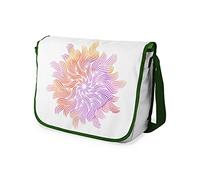 Le Jardin du Lin Digital Bedruckte Messenger Schultaschen mit Khaki Riemen für Mädchen und Jungen, Zurück zur Schule, Kuriertaschen für Schüler, Umhängetaschen, Größe: 29x36 Cm