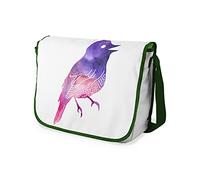 Le Jardin du Lin Digital Bedruckte Messenger Schultaschen mit Khaki Riemen für Mädchen und Jungen, Zurück zur Schule, Kuriertaschen für Schüler, Umhängetaschen, Größe: 29x36 Cm