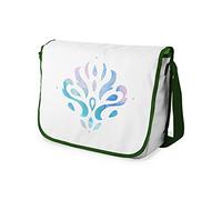 Le Jardin du Lin Digital Bedruckte Messenger Schultaschen mit Khaki Riemen für Mädchen und Jungen, Zurück zur Schule, Kuriertaschen für Schüler, Umhängetaschen, Größe: 29x36 Cm