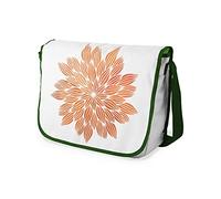Le Jardin du Lin Digital Bedruckte Messenger Schultaschen mit Khaki Riemen für Mädchen und Jungen, Zurück zur Schule, Kuriertaschen für Schüler, Umhängetaschen, Größe: 29x36 Cm