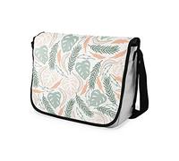 Le Jardin du Lin Digital Bedruckte Messenger Schultaschen mit Schwarzem Riemen für Mädchen und Jungen, Zurück zur Schule, Kuriertaschen für Schüler, Umhängetaschen, Größe: 29x36 Cm