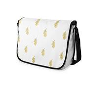 Le Jardin du Lin Digital Bedruckte Messenger Schultaschen mit Schwarzem Riemen für Mädchen und Jungen, Zurück zur Schule, Kuriertaschen für Schüler, Umhängetaschen, Größe: 29x36 Cm