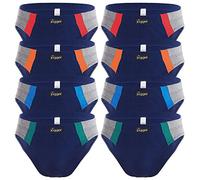 le jogger Slip (8 Stück) 8 bunt Herren Multipacks Herrenwäsche Unterhosen 8 marine