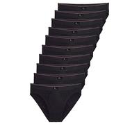Slip LE JOGGER "Herren Unterhose", Herren, Gr. 4 (S), 10 Stk., schwarz, Jersey, Obermaterial: 100% Baumwolle, unifarben, körpernah, Unterhosen Slip, nur einfarbig oder in bunter Mixpackung, Topseller