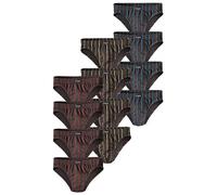 Le Jogger Herren Slips bunt gestreift | 12 Stück (5, bunt)