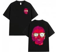 Le Monde Chico T-Shirt PNL Album Französischer Rapper Grafik-Print T-Shirt Herren Damen Hip-Hop Mode Kurzarm-T-Shirt Streetwear