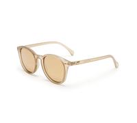 Le Specs. BANDWAGON MATTE STONE - Sonnenbrille für Damen und Herren Runde Rahmenform mit hohem UV-Schutz LSP1702090