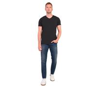 Slim-fit-Jeans LE TEMPS DES CERISES "700/11JO", Herren, Gr. 38, US-Größen, blau, 80% Baumwolle, 16% Polyester, 4% Elasthan, Jeans Slim-fit-Jeans, mit eng anliegendem Schnitt (27502427-38) blau