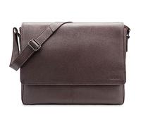 LEABAGS Oxford Laptoptasche Leder 15 Zoll Herren Damen Velvet Brown Rough