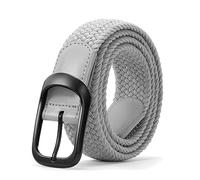 LEACOOLKEY Stretchgürtel für Männer,elastischer geflochtener Gürtel für Männer, lässiger Gürtel, Golfgürtel für Jeanshosen