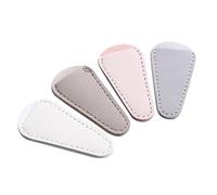 Leadigol 4PCS Schere Schutzhüllen PU Leder Nähen Werkzeuge Schere Abdeckung, Augenbrauen Trimmen Schönheit Werkzeug Schutz Abdeckung Sammeln Taschen, Schere Abdeckung Protector