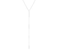 LEAF - HALSKETTE - Y-Kette Basic - silber