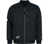 League Of Legends Arcane - Jinx Bomberjacke schwarz in XXL