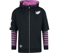 League Of Legends Arcane - Jinx Kapuzenjacke schwarz pink in M