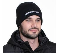 LEANDRO LIDO "Callata" Beanie Wintermütze schwarz Größe:Einheitsgröße