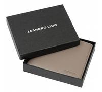 LEANDRO LIDO Classic Brieftasche grau Größe:Einheitsgröße