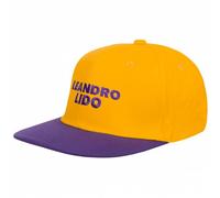 LEANDRO LIDO "No. 24" Snapback Kappe gelb/lila Größe:Einheitsgröße