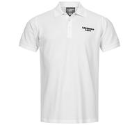 Leandro Lido Pallacanestro Sorrent Herren Polo-Shirt Polo-Shirt Basic Oberteil für Herren Polohemd Polokragen (as3, Alpha, s, Regular, Regular, Weiß)