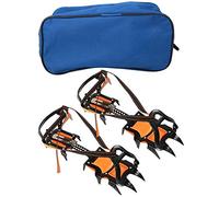 Leapiture 1 Paar Schuhüberzug, Rutschfester Schuhüberzug, 12-Zahn-Federklaue, Skischuhüberzug, Outdoor-Schuhüberzug, Outdoor-Steigeisen-Schuhüberzug Für Skifahren, Klettern