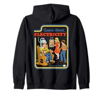 Learn About Electricity Sarcastic Retro Funny Adult Humor Kapuzenjacke