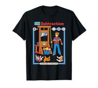 Learn About Subtraction Sarcastic Retro Funny Adult Humor T-Shirt