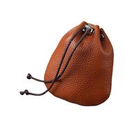 Leather Drawstring Pouch Leder-Beutel mit Kordelzug for Herren und Damen, Münzbörsen, mittelalterlicher Münz-Organizer, Aufbewahrungstasche for Halsketten, Ringe Ohrringe