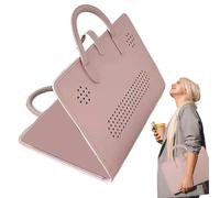 Leather Laptop Sleeve - 36x24x3cm Pink PU Leather Laptop Bag With Handle - Easy To Carry Computer Accessory, Luggage & Travel Gear, Waterproof Notebook Carrying Case For Women, Men