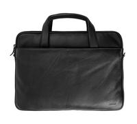 Leather Laptoptasche 16 Zoll - Schwarz