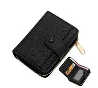 Leather Wallet PU Leather Bifold - Coin Pocket with ID Window Wallet with | Wallet with ID Window for Daily Commuting School Office | Casual Travel Camping Business Trip Leather Wallet PU Leather Coin