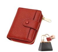 Leather Wallet, PU Purse, Bifold Holder, Coin Pocket, ID Window for Daily | Smart Storage: Compact Wallet Design mit Kartenschlitzen und Identity Window für Büro, Schule, Reisen, Camping