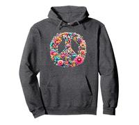Lebe den Hippie Spirit: Flower Power 60er 70er Jahre Retro Pullover Hoodie